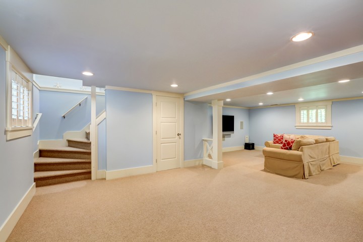 Basement renovation by Finer Details Home Improvement LLC