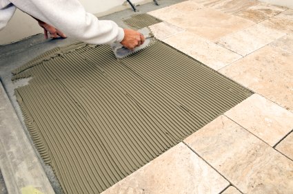 Tile work by Finer Details Home Improvement LLC